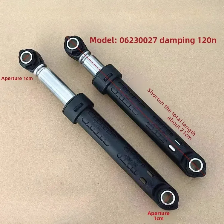 2PC Suitable for drum washing machine shock absorber shock absorber rod damping rod 120N tension 06230027