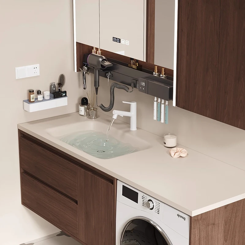 خزانة حمام خشبية حديثة، منظم مرحاض فاخر، خزانة مرآة، مجوهرات للعناية بالبشرة، أثاث أرشيفادوريس العصري #5