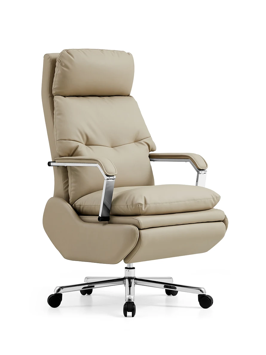 Office Leather Chair Recliner With Handle Adjustable Backrest and Swivel Feature Cheapest Modern Office Chair