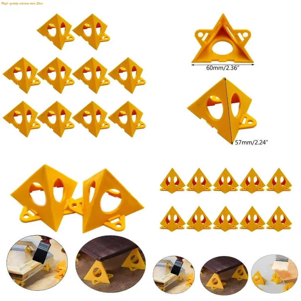 

203F 10 Pack Mini Cone Paint Stands Adjustable Paint Holder for Home Improvement DIY
