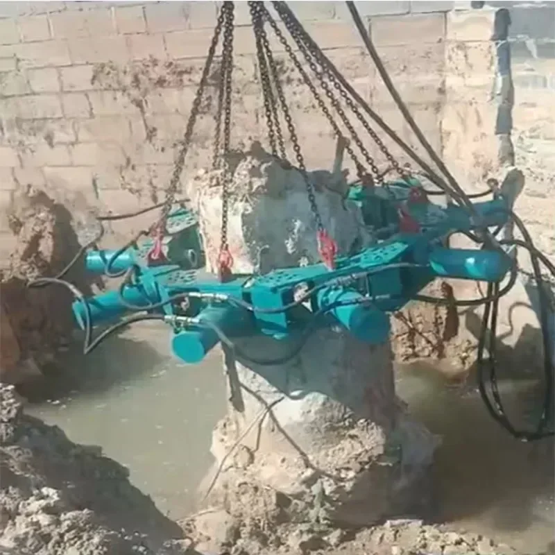 High Quality Hydraulic Pile Breaker round Square Construction Pile Breaking Machine Factory Direct Sale for Building Industry