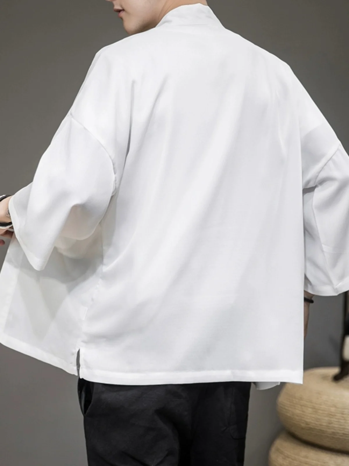 

Летняя свободная посадка, новая китайская тонкая верхняя одежда, кардиган Hanfu Dao Pao Han Su, ретро Sle Zen, молодежная модная одежда, большой размер