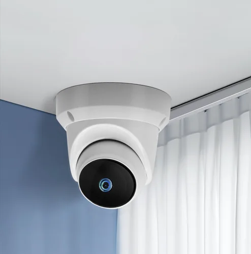 Imagen 1 del producto Cámara IP WiFi V380 Pro App de 3MP, Zoom 10x, seguridad inteligente para el hogar, visión nocturna, montaje en techo inalámbrico para interiores, cámara domo CCTV
