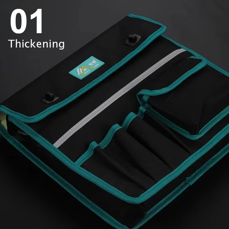

Multi-function Storage Bag Oxford Cloth Waist Pack Hardware Repair Tool Pocket Wrench Pliers Electrician Household Belt