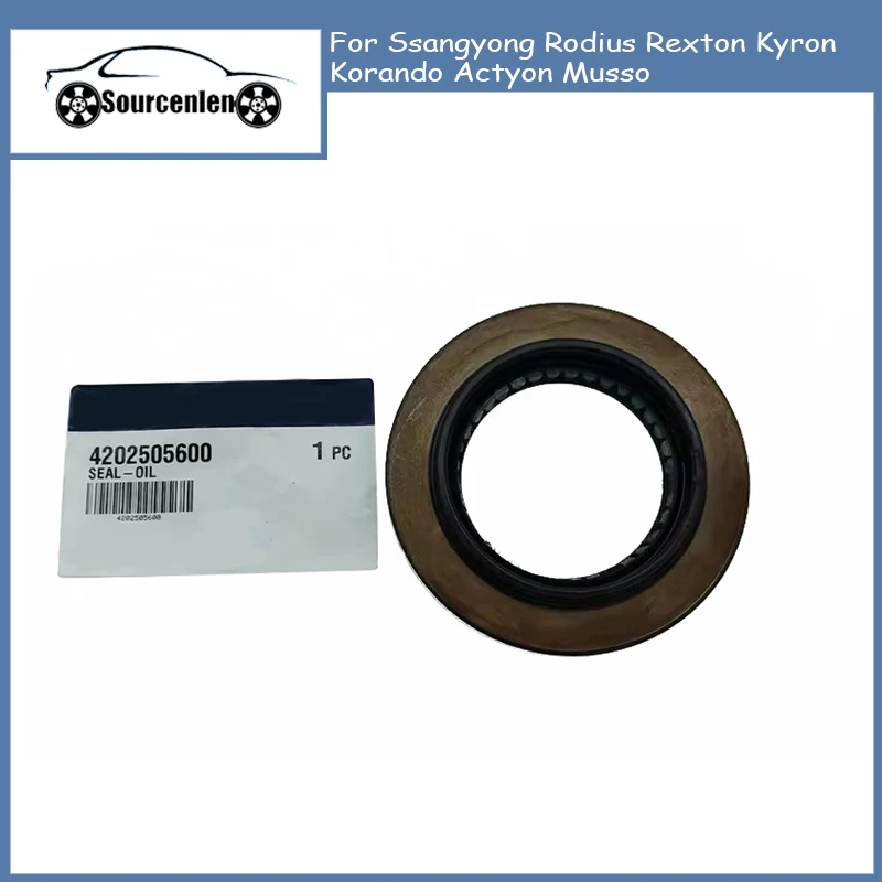 Sello de aceite del eje delantero para Ssangyong Rodius Rexton Kyron Korando Actyon Musso # 4202505600