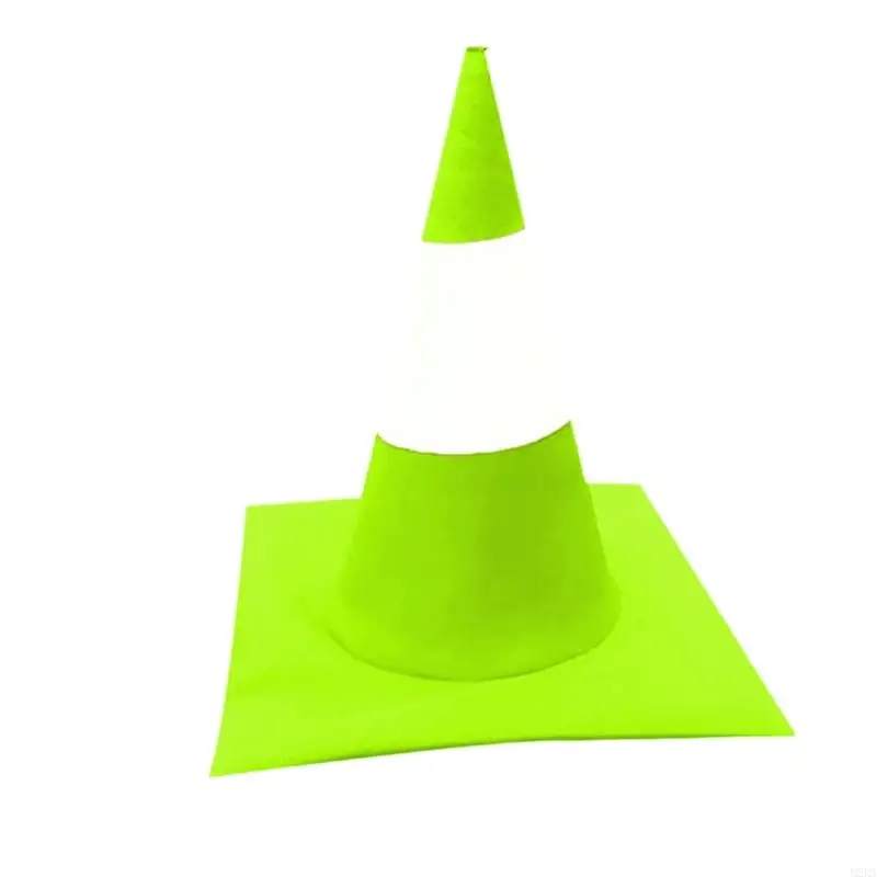 2026 New Foldable Cone Hat High Visibility Fluorescent Hat For Stage Performances