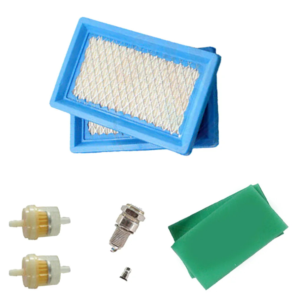 Aftermarket Air Filter Spark Kit for Honda GXV140 HRU194 HRU215 HRM215 Includes Pre Filters Fuel Filters 17211ZG9M00 Match