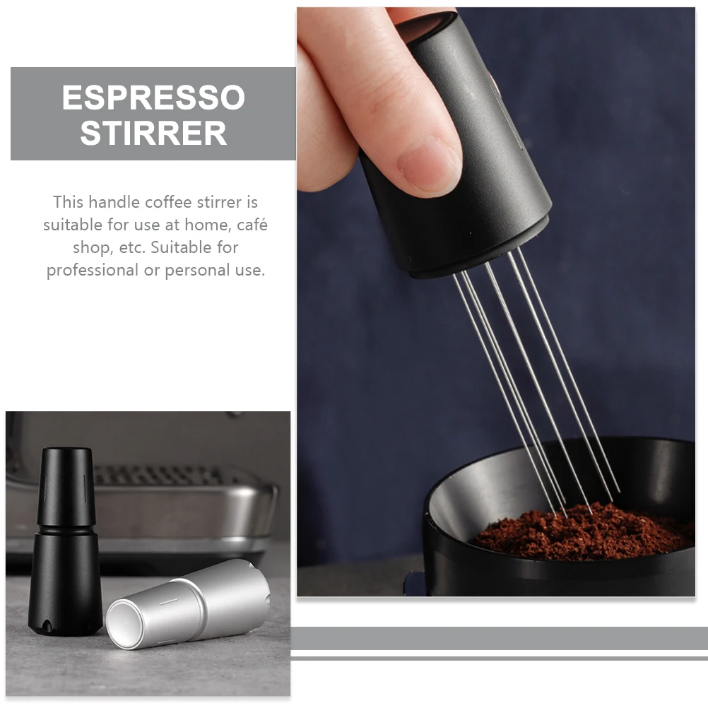 

Stainless Steel Coffee Stirrer Espresso Distribution Needle Practical Ergonomic Design Easy to Clean Home Cafe Use
