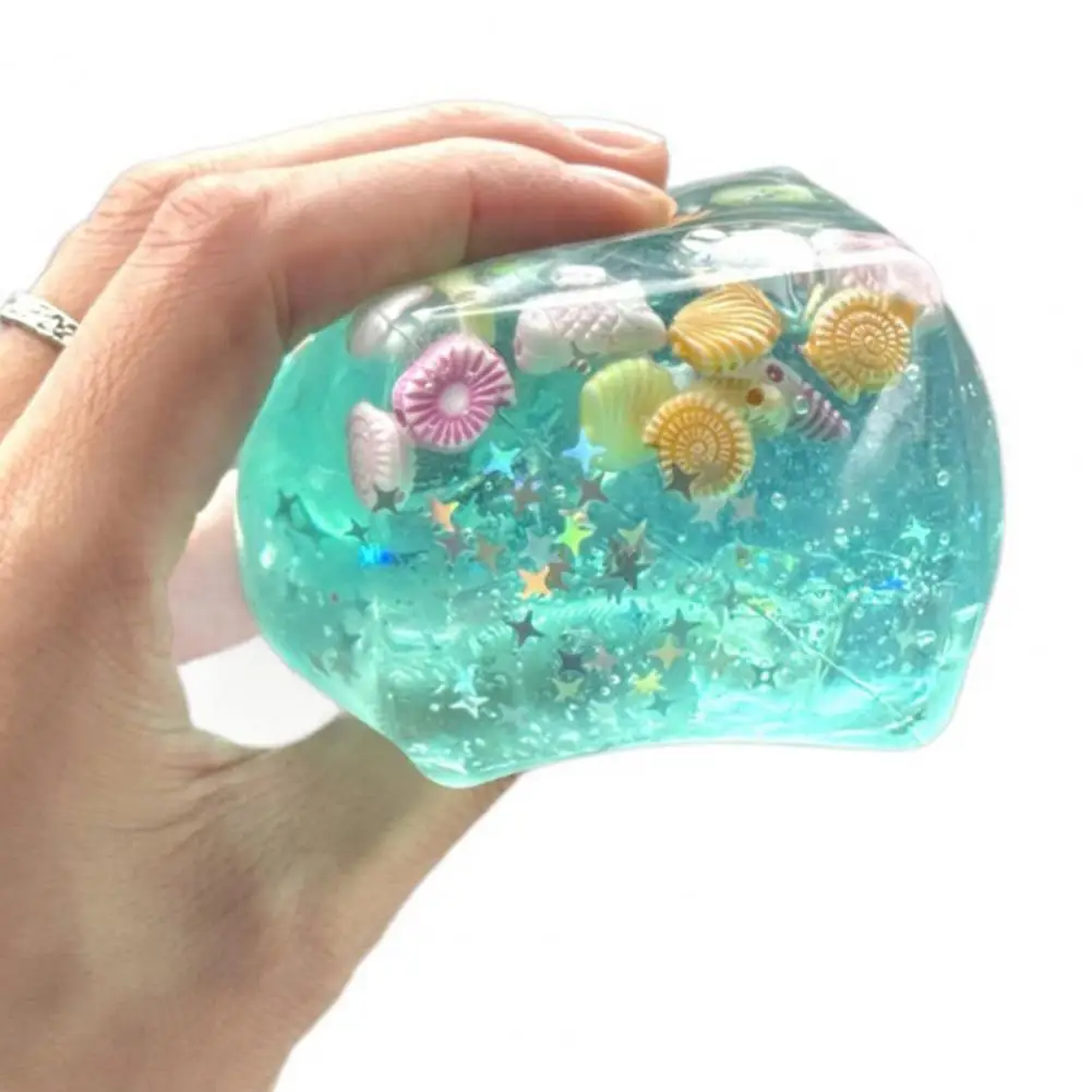 Cube anti-Stress, coquille d'océan, jouet pour soulager le Stress, Cube Tpr doux, jouet à pincer, jouet Portable à presser 3d pour fête d'anxiété