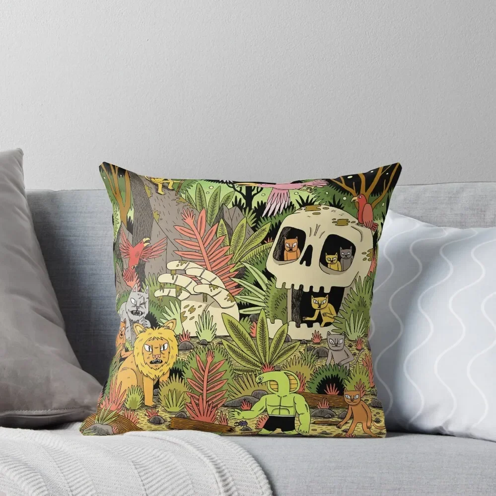 

The Jungle Throw Pillow Sofa Cover pillows decor home Pillow