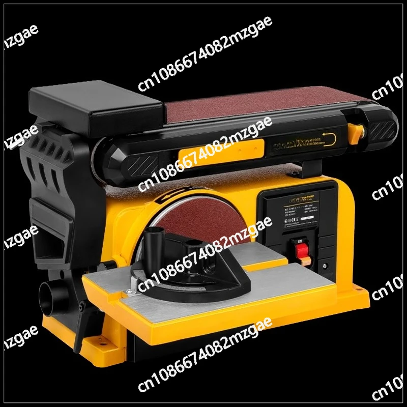 

220V High-Power Abrasive Belt Sanding Machine Sandpaper Polishing Machine 0-45° Angle Adjustable Electric Woodworking Sander