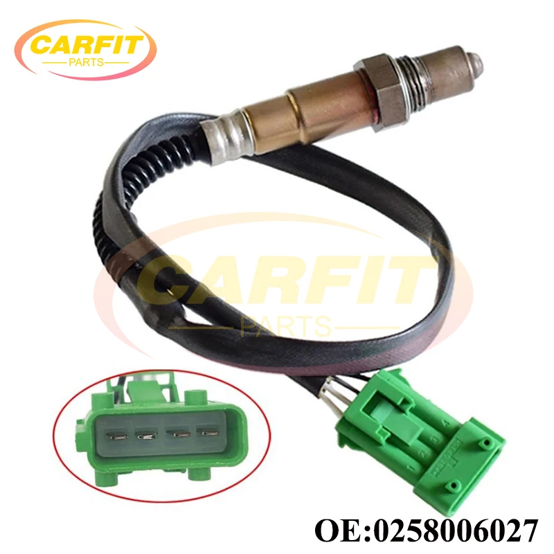 High Quality OEM 0258006027 Oxygen Sensor For Citroen Berlingo C2 C3 C5 C6 C8 Fiat Ducato Peugeot Renault Car Accessories