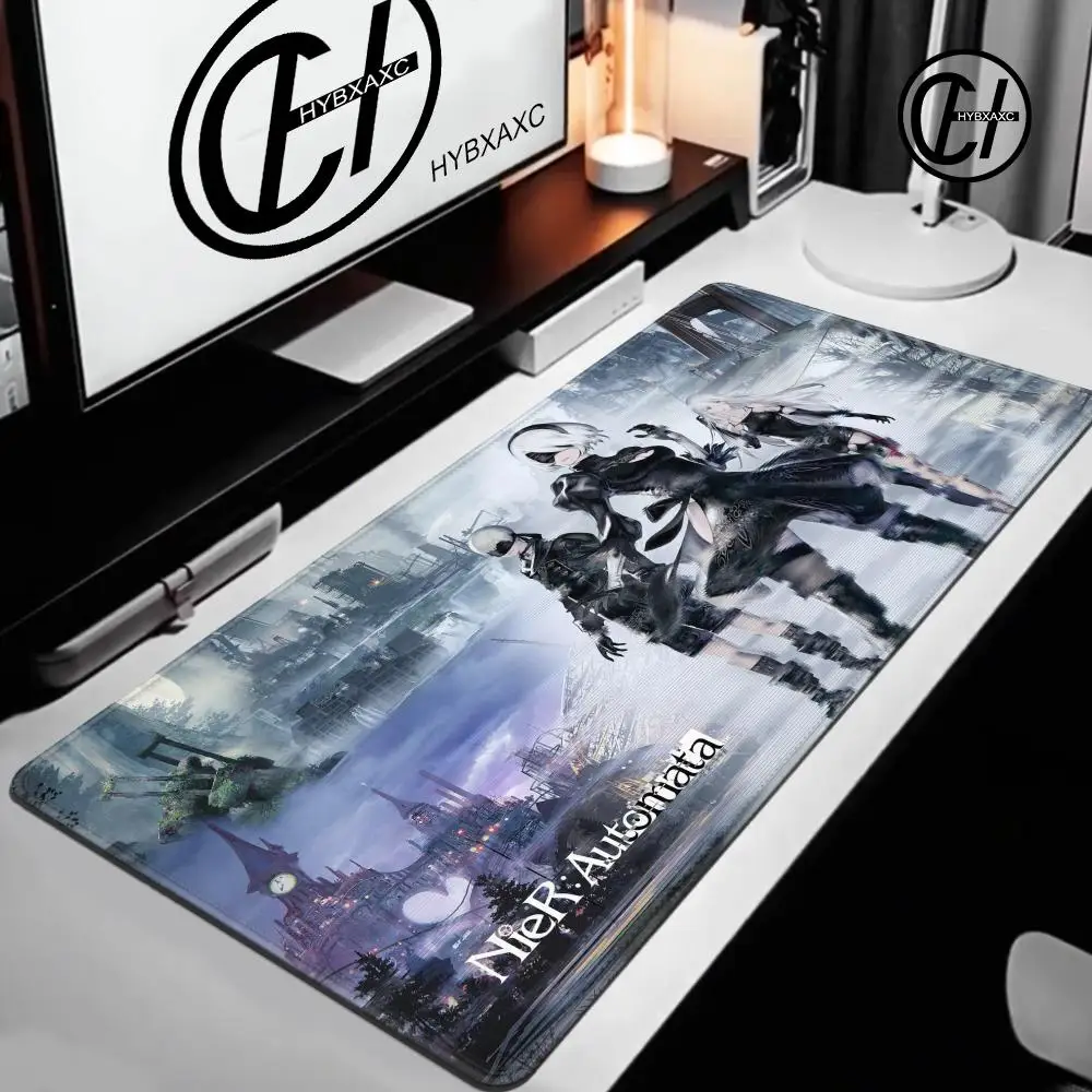 Game NieR Automata Large Mouse Pad PC Computer Game YoRHa Type A No.2 Mousepad Keyboard Desk Mats Office Rubber Anti-slip Mat