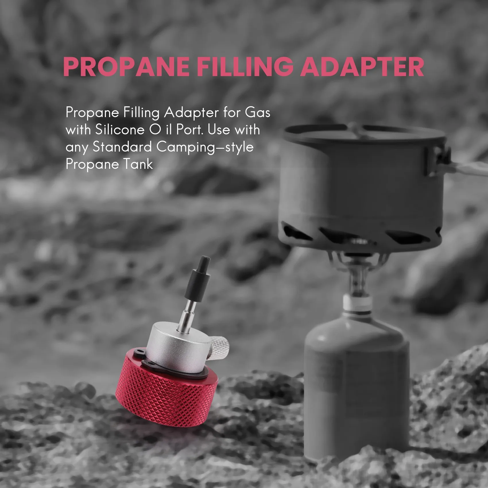 

ABAG Reusable Propane Filling Adapter Paint Ball Gas Accessories For Green Gas Tank With Silica Pore Filling Adapter