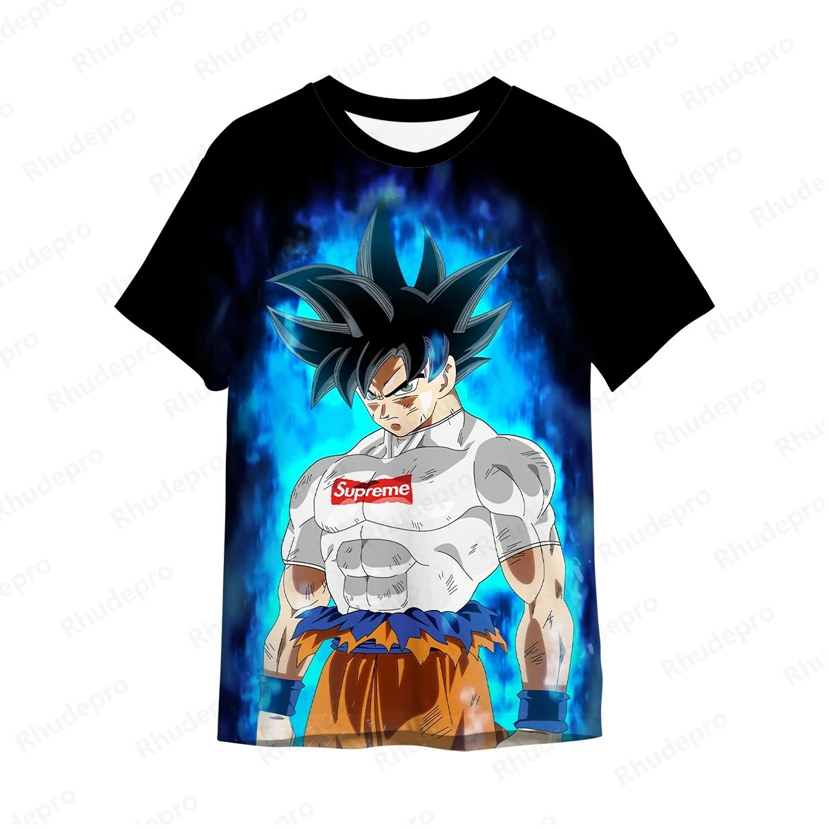 ドラゴンボール サマー メンズ アニメ コスプレ 孫悟空 2025 3Dプリント ロールプレイ レディース＆キッズ ストリート Tシャツ ユニセックス 大きめトップス