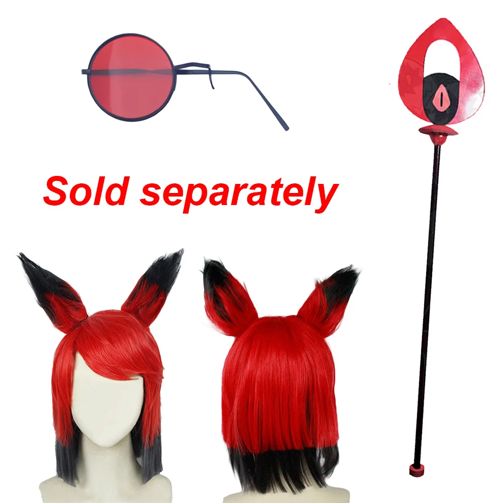 فانتازيا ألاستور تأثيري الملابس الباروكات العين نظارات التلفزيون الجحيم نزل Disfraz زي الكبار الرجال النساء هالوين كرنفال ملابس للحفلات #6