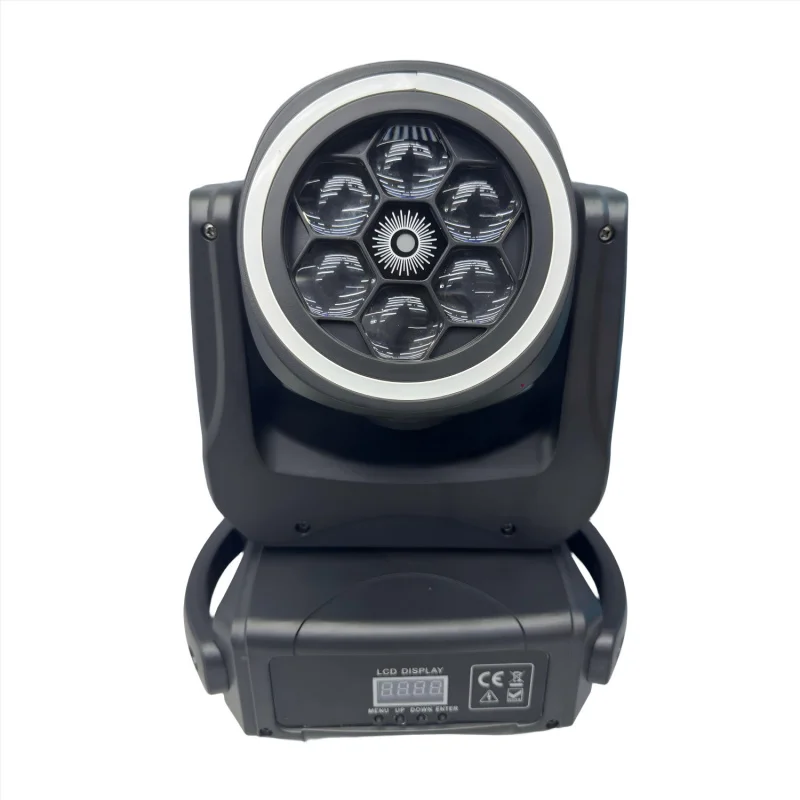 

New 6-Piece Bee Eye Laser Moving Head Light with Aperture for Performances, KTV, Bars, Rotating Effect Light, Stage Light