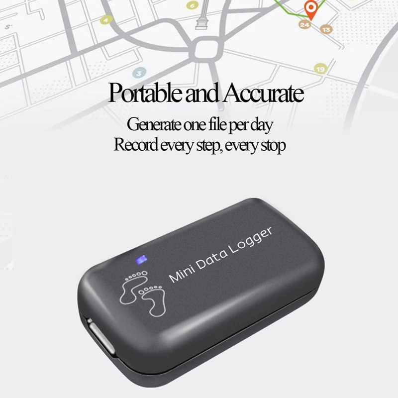 Mini impermeável GPS Data Logger, rastreador para esporte pet, caminhadas, viagens, mapeamento de navegação