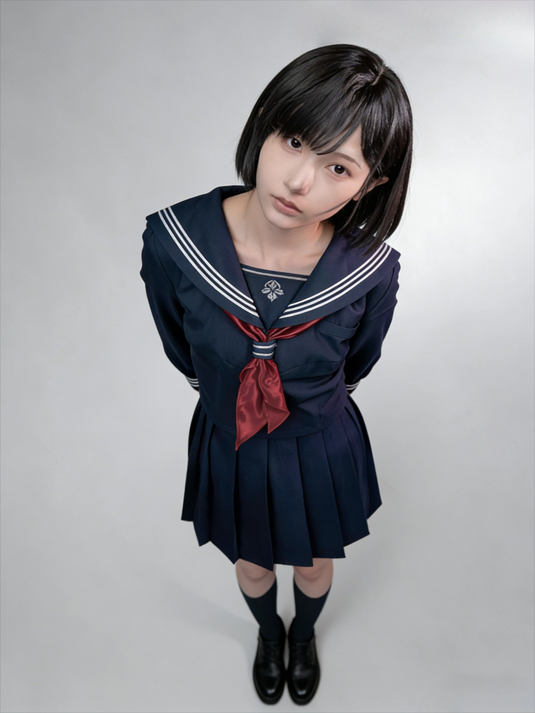 Stroje Cosplay Shimizu Hinako Peruka Mundurek Marynarski Mundurek Szkolny Gra Silent Hill Halloween Karnawał Impreza Boże Narodzenie Kostiumy Damskie