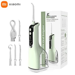 Xiaomi Youpin Teeth Oral Irrigator Intelligent Jet Water Flosser Whiten USB Rechargeable 330ml 5mode Waterproof Dental Irrigator