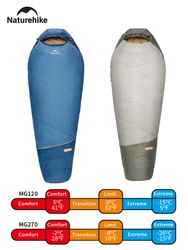 Naturehike Camping Sleeping Bag MJ PRO Ultralight Waterproof Mummy 4 Season Backpacking Sleeping Bags Outdoor Traveling Hiking