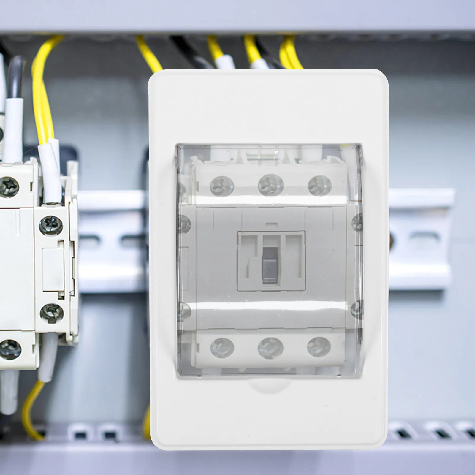 Durable Power Distribution Protection Weatherproof Electrical Indoor Outdoor Use Breaker Box Cover Consumer Unit Plastic