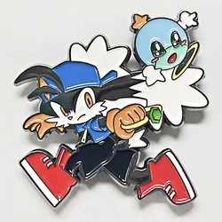 Klonoa enamel pin anime game badge Unisex New Fashion Jewelry backpack Accessories