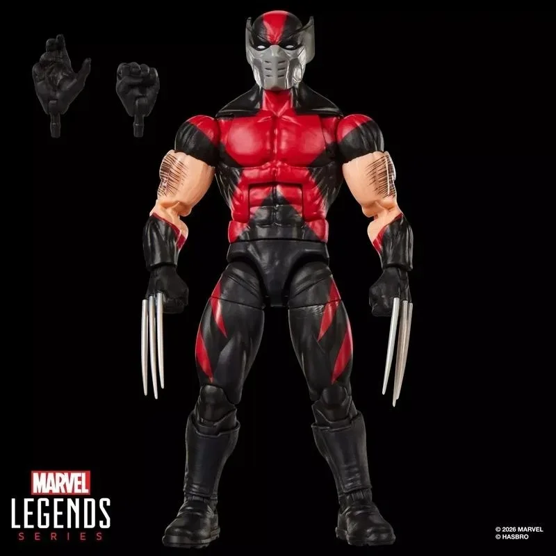 Genuine Hasbro Marvel Legends 6 Inch Action Figure U.S.Agent Ultimate Wolverine Lady Deadpool Psylocke Dark Hawkeye Ghost Rider view 6