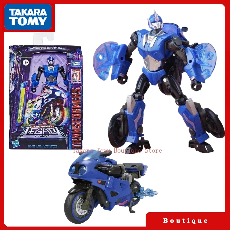 

In Stock Takara Tomy Transformers Toys Legacy 12CM Deluxe Class Prime Universe Arcee Action Figures Autobots Hobbies Collectible