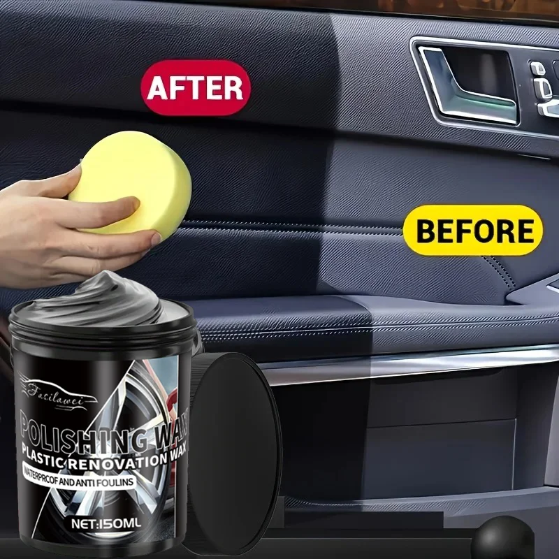 

NEWHUB Керамическая глазурь и графеновая воск для внутреннего салона автомобиля - 150 г, подходит для приборной панели, сидений и центральной панели управления, антивозрастной обработки