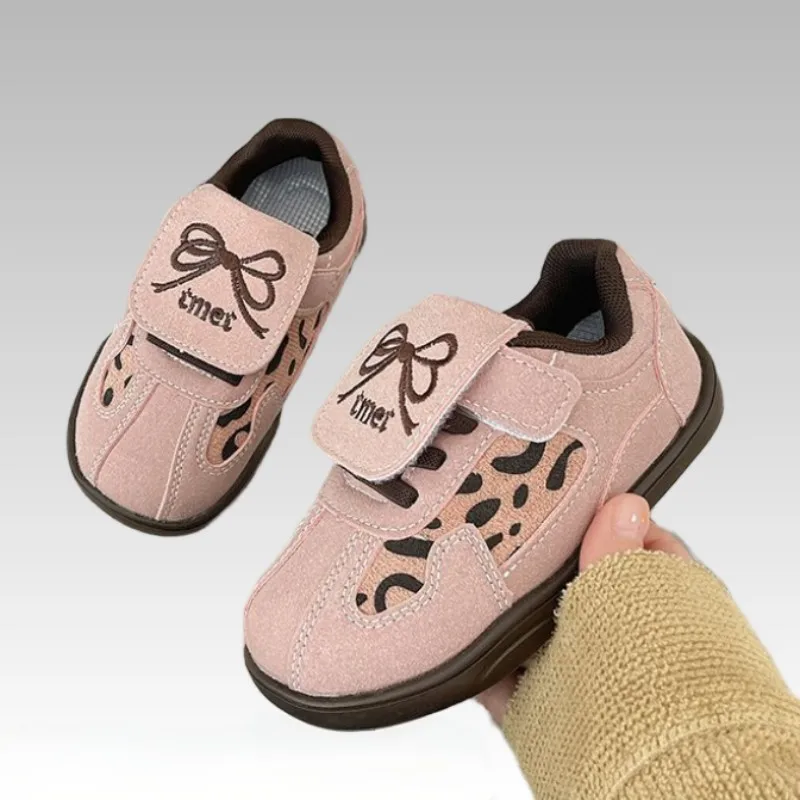 

Kids Leopard PrintS ports Shoes Autumn Toddler Comfortable Outdoor Baby Shoe Boys Girls Fashion Casual Shoe Kids Sneakers 23-33