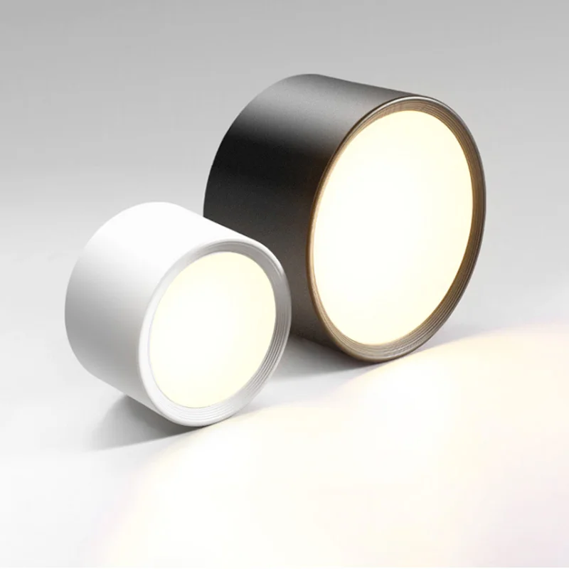 

Dimmable Nordic LED downlight ceiling light 9W 15W 20W surface mounted LED spotlight living room bedroom, indoor lighting AC220V