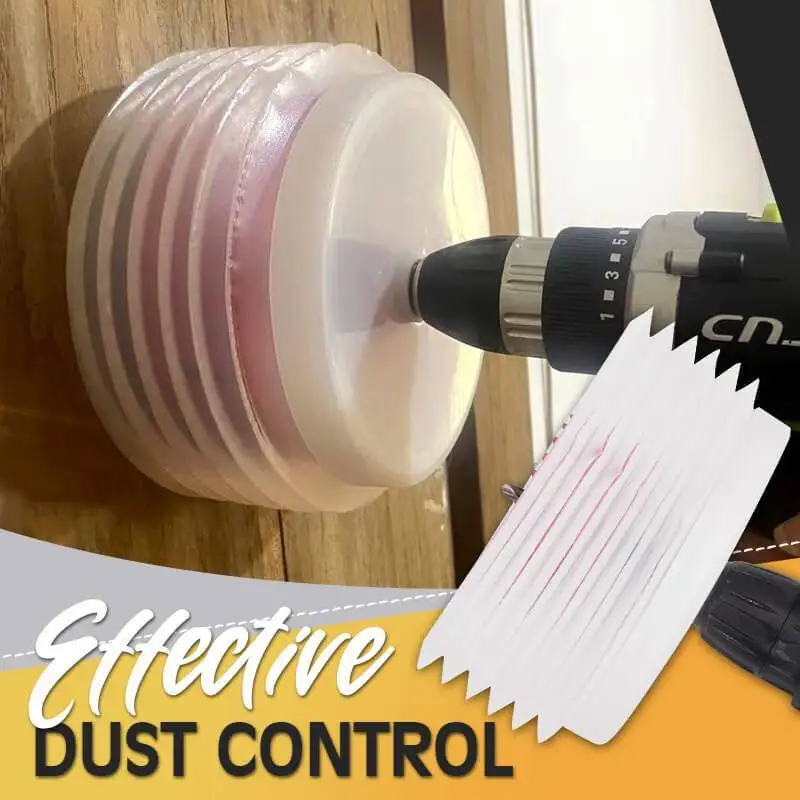 Electric Hammer Drill Dust Collector Hole Opener Dust Collector Cover Dustproof Hole Saw Drill Bit Cover Hand Tool Accessories