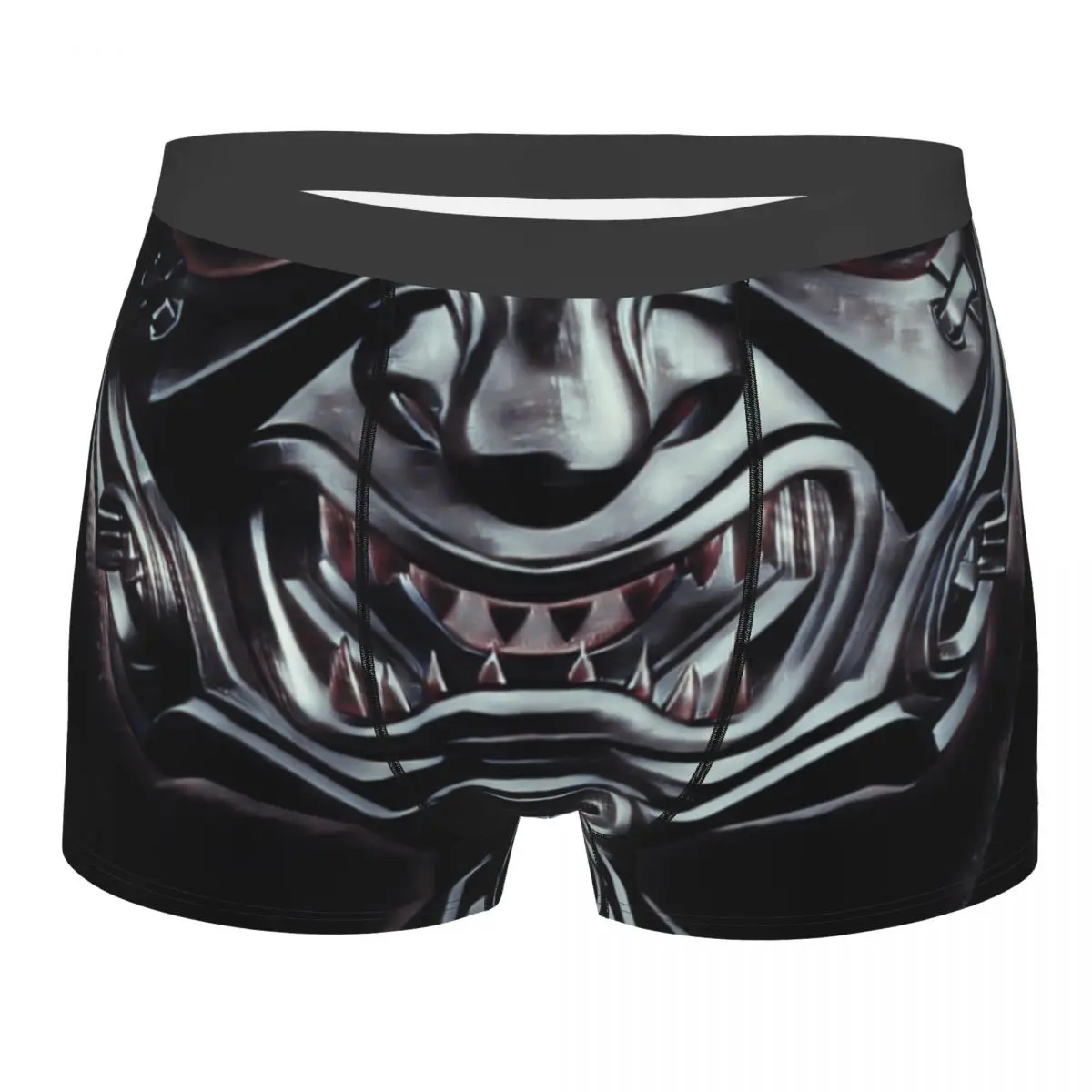 

Funny Japanese Ninja Samurai Warrior Boxers Shorts Panties Male Underpants Stretch Monster Hannya Tattoo Briefs Underwear