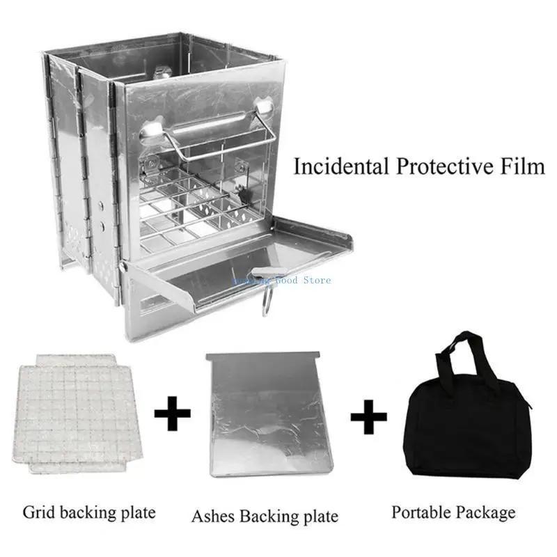 

N58B Camping Stove Ultralight Folding Pot for Burner Stove Foldable Pot Holder