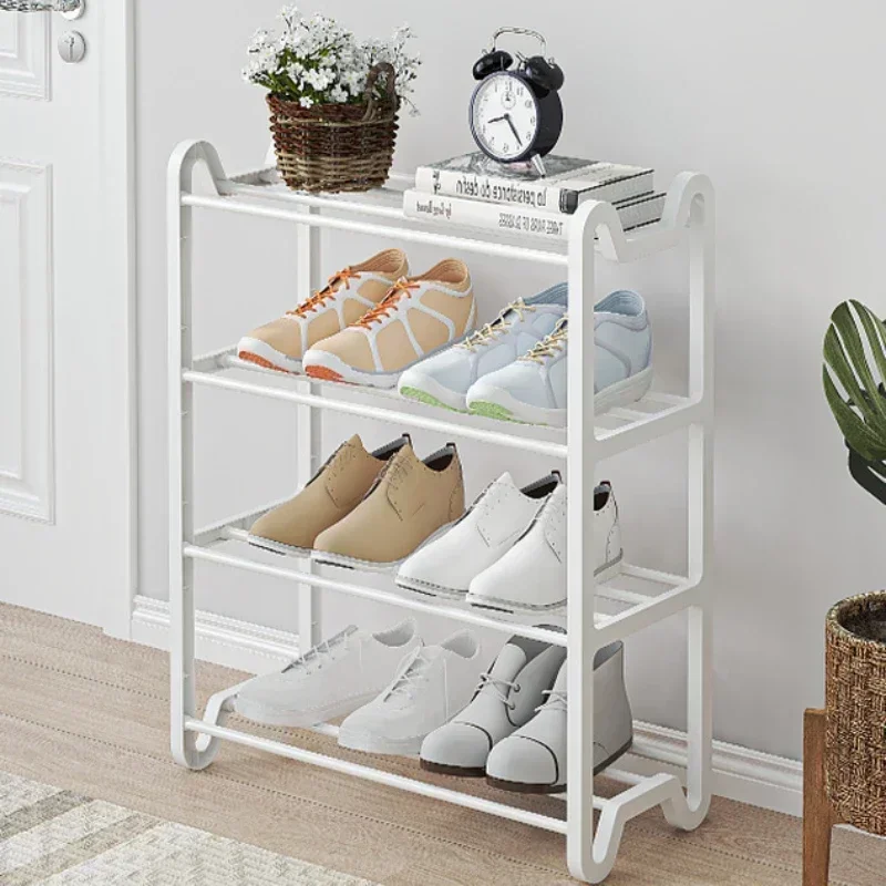 Contenedor de pantalones vaqueros para zapatos, mueble, cubo de almacenamiento, zapateros de plástico para salón, gabinetes