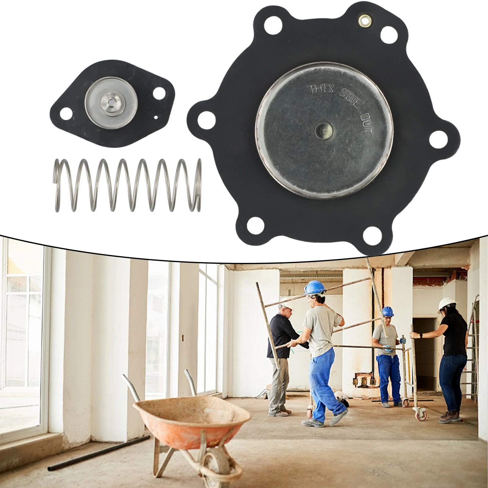 Efficient Functioning Diaphragm Repair Kit C113827 112\\\\\\\\ Compatible with For ASCO Bag Dust Collector DN40 SCG353A047