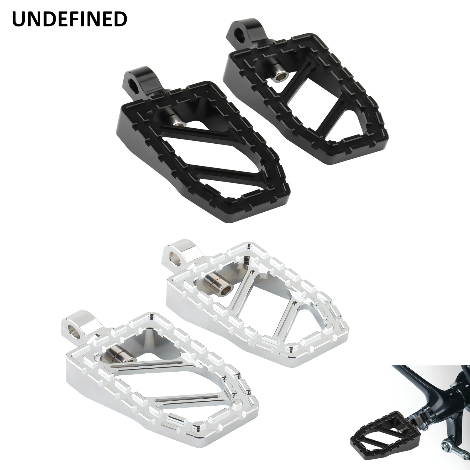 

Motorcycle Footpegs Riot Foot Pedal for Harley Sportster Dyna Low Rider Softail Fatboy Touring Street Glide Male-Mount Footrest