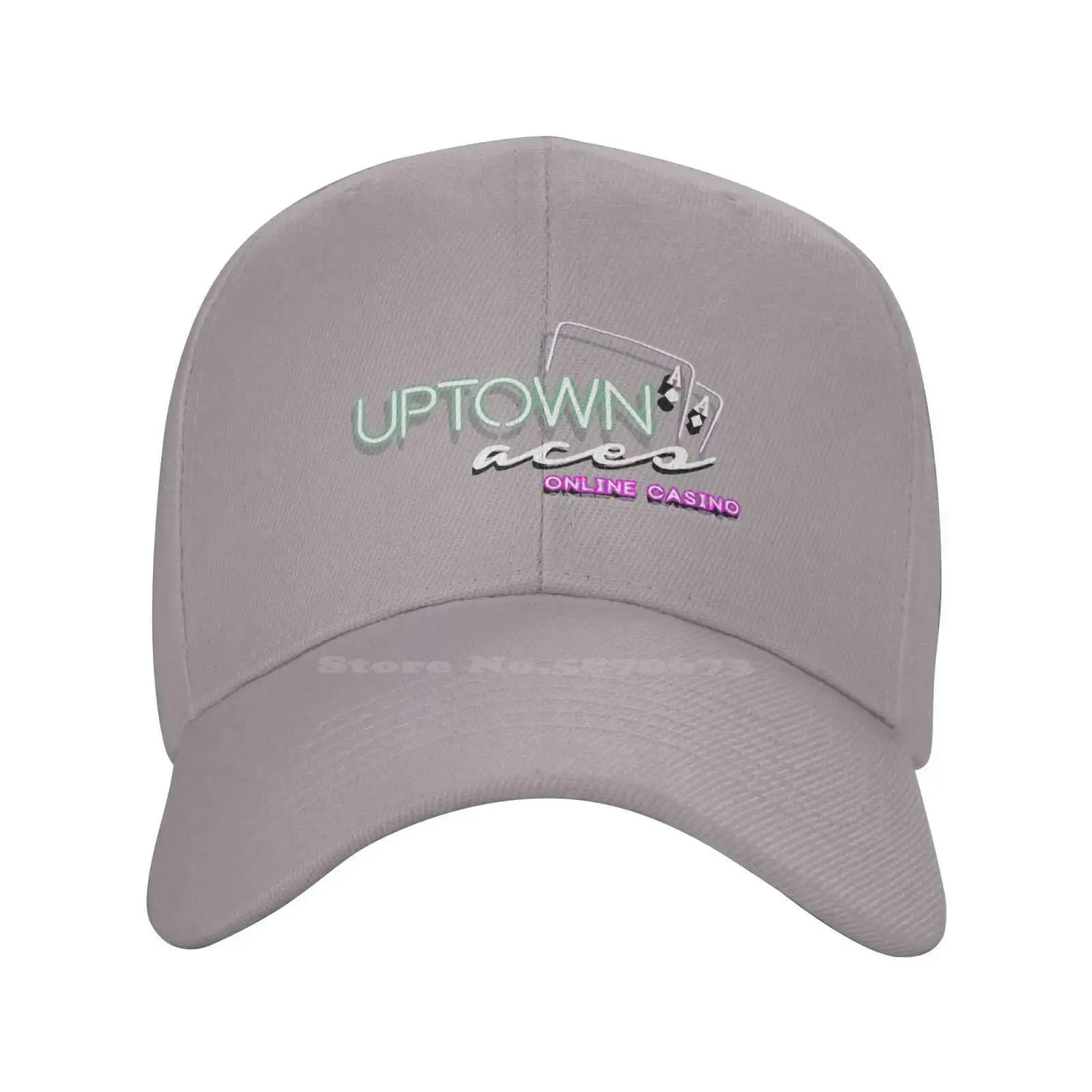 Uptown Aces Casino Logo Quality Denim cap Knitted hat Baseball cap