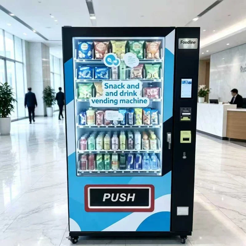 Foodline Heavy Commercial Snack & Drink Vending Machine Multi Payment Unmanned Vending Dispenser