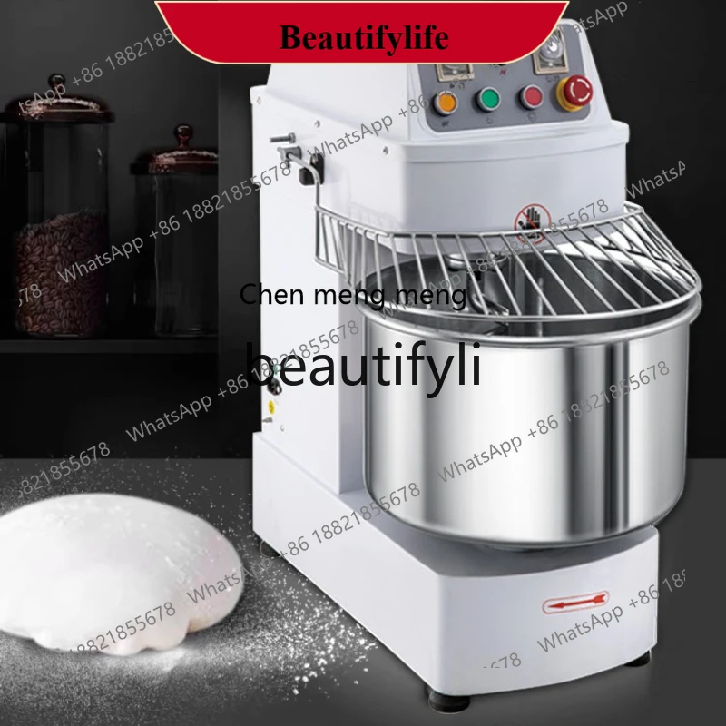 

AB02 Commercial Flour Large Capacity Vertical Mixer Fully Automatic Kneading Double Speed Double Action Stainless Steel Dough M