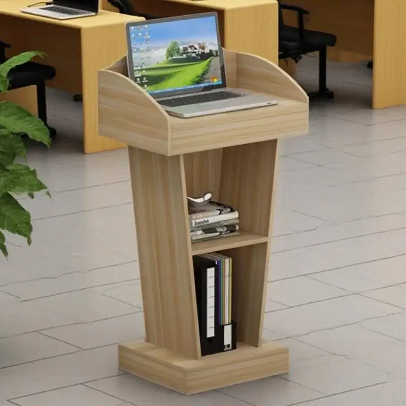 

Reception Desks Stand Podium Meeting Room Lecture Thickened Desktop Bold Table Legs Welcome Reception Desk Receptiebalie Salon