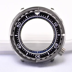 HEIMDALLR Watch Titanium Tuna SBBN031 Watch Case Ceramic Bezel Sapphire  For NH35/nh36 automatic Movement tuna can resist  watch