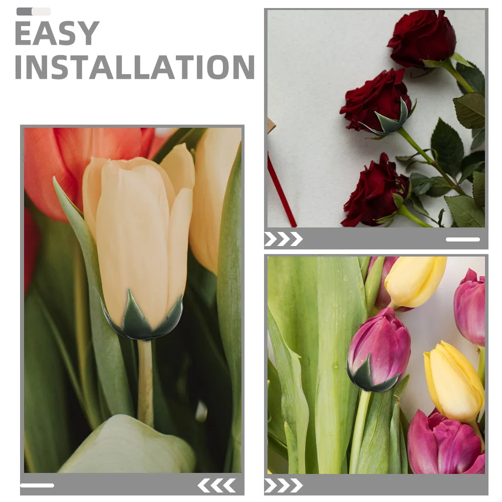 150Pcs Artificial Flower Calyxes Ideal for Soap Flowers Enhance Beauty Authenticity of Handmade Decorations Flower Sepals