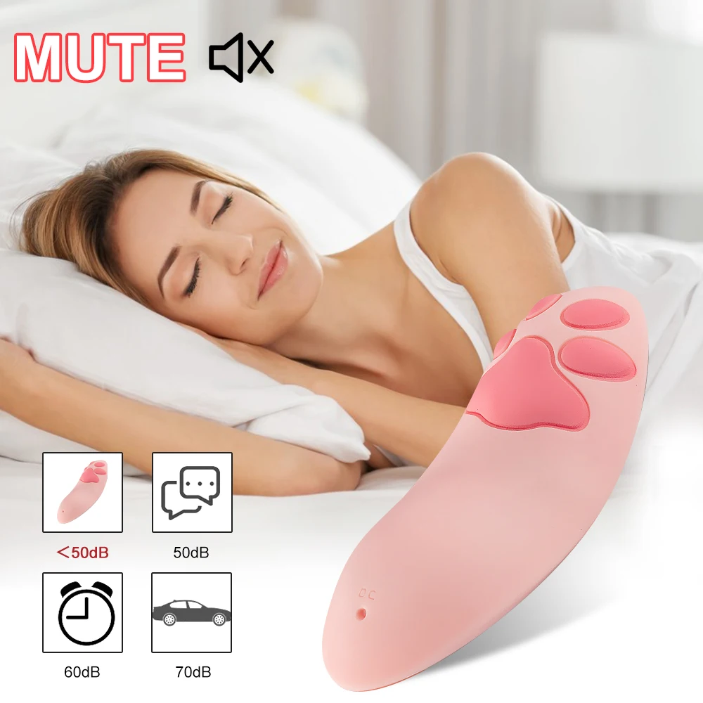 G-spot Clitoris Stimulator Jumping Egg Wireless Control Vibrator Vagina Ball Female Masturbation Cat Paw Love Egg Sex Toys