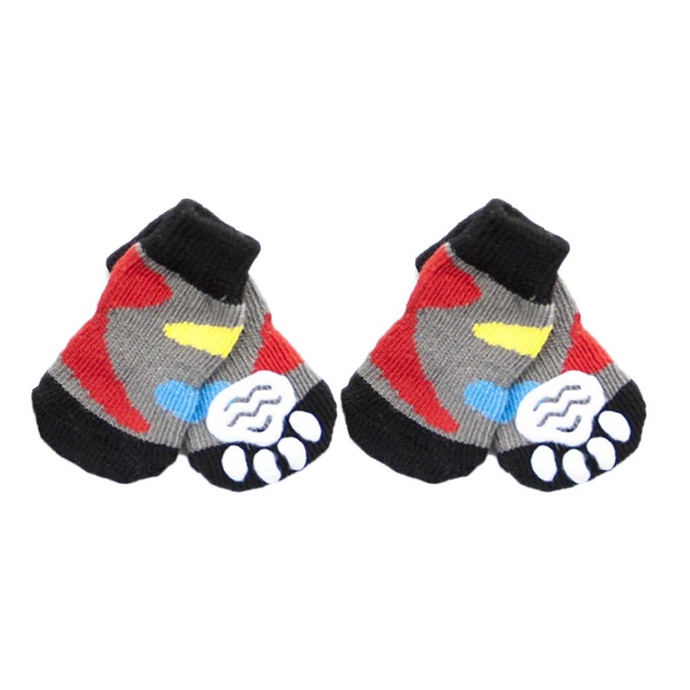 

4 Pcs Pet Socks Soft Anti Slip Cotton Protect Feet Cold Snow Ice Salt Keep Paws Safe Dog Socks Small Dogs Puppy