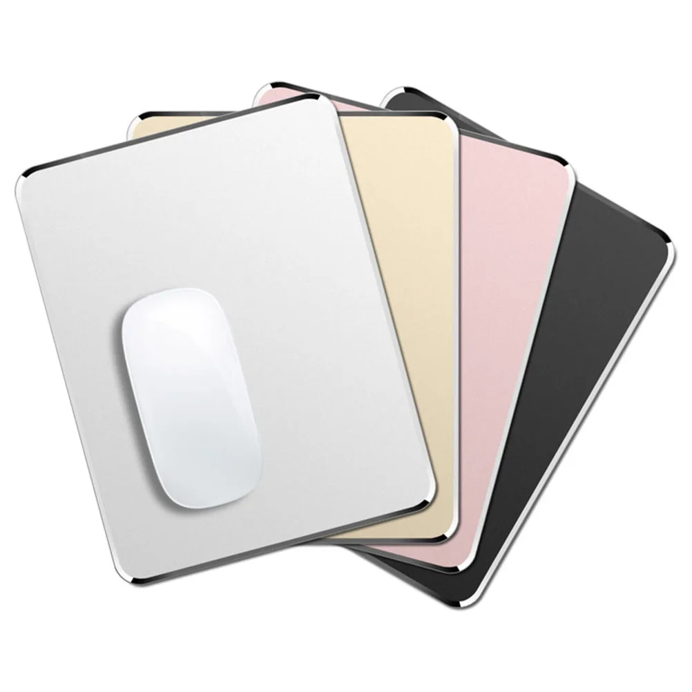 

Metal Mouse Pad Aluminum Alloy Professional Double Side Anti Slip Non Absorbent Scratch Resistant Mouse Mat for Home Office Game