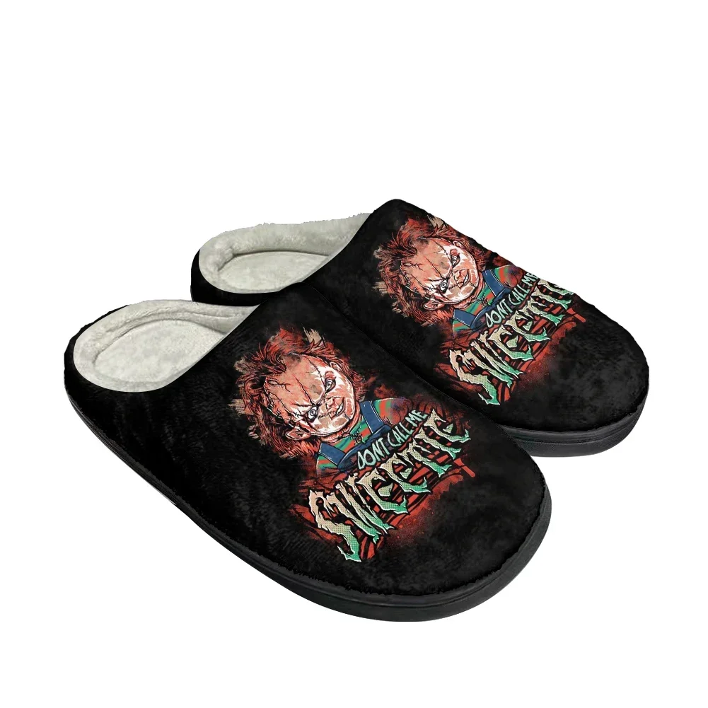 

Hot Chucky Latest Fashion Cotton Custom Slippers Mens Womens Teenager Plush Casual Keep Warm Shoes Thermal Comfortable Slipper