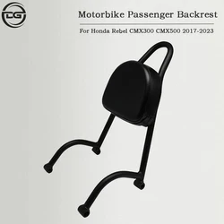 Motorcycle Rear Passenger Back Rest Sissy Bar Backrest For Honda Rebel CMX300 CMX500 CMX 500 300 2017-2023 Sissybar Accessories