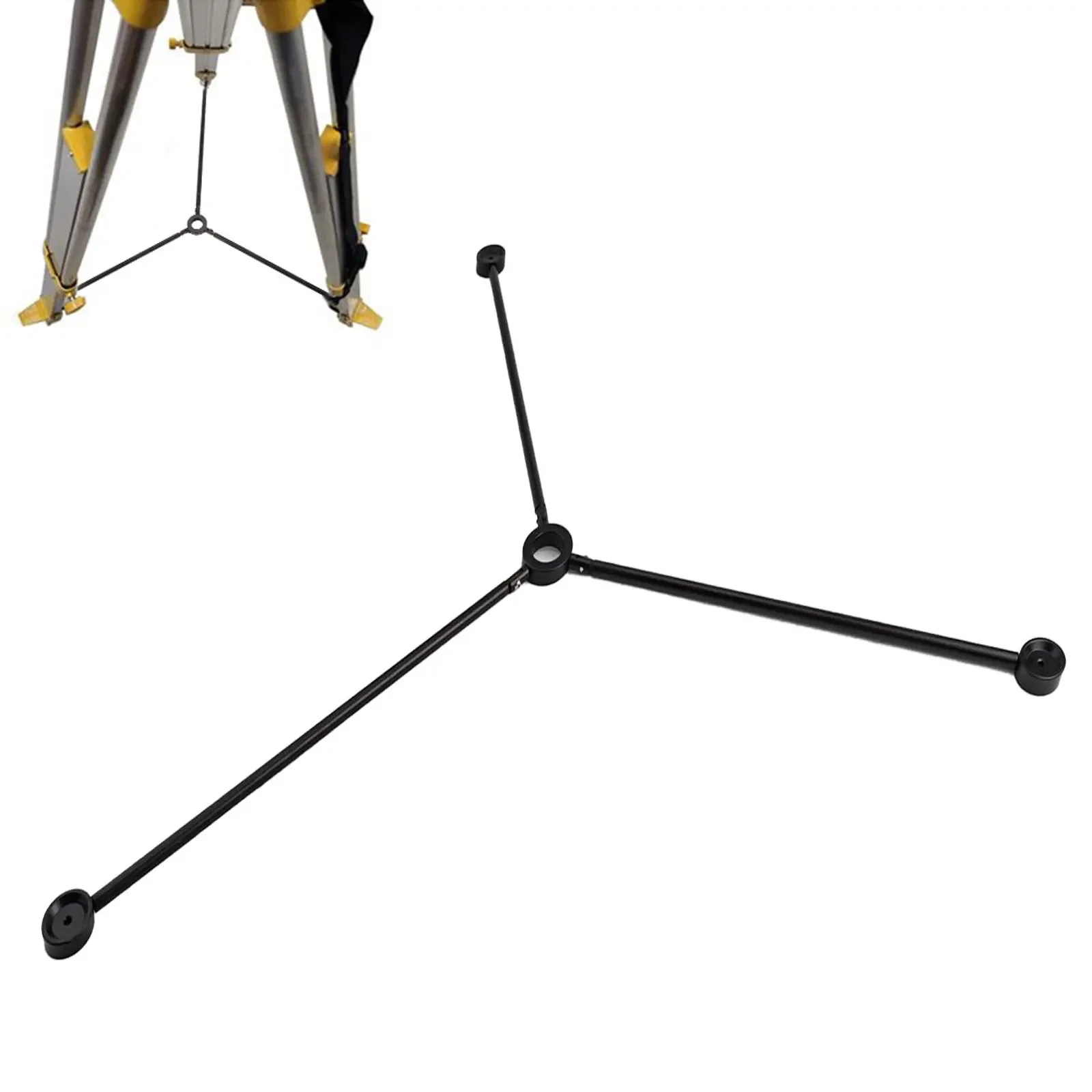 Tripod Floor Guide with Stable Metal Construction and Anti Slip Round Feet Foldable for Easy Transport and Total Station Usage